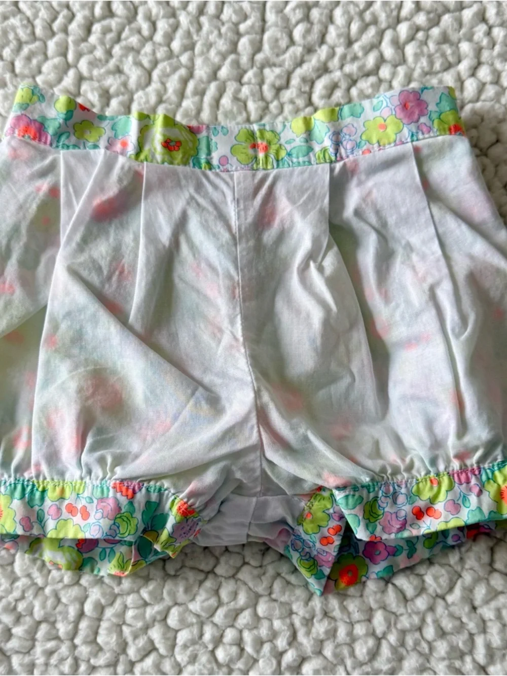 Jacadi Pink Polka Dot Bloomers & Multicolor Floral Diaper Covers